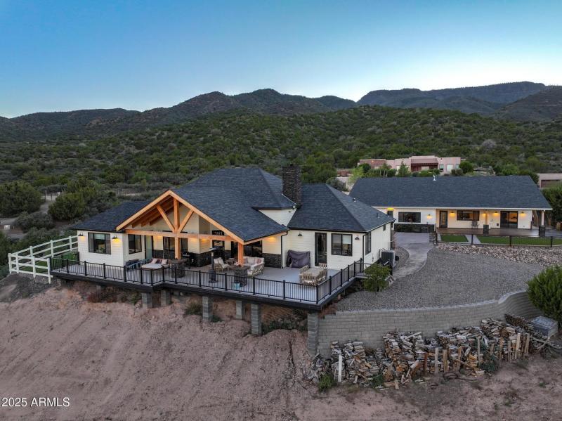 View of Home Toward Mingus Mountain