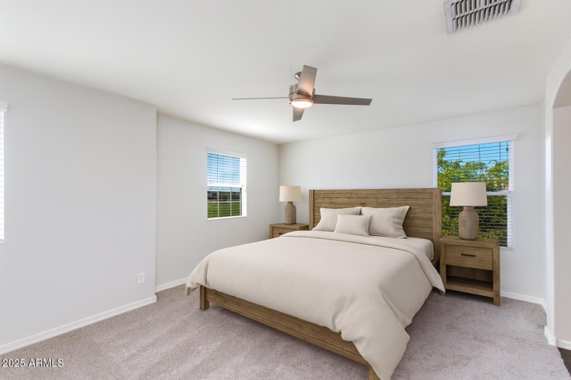 Primary Bedroom - Virtually Staged