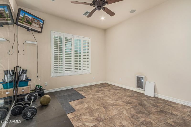 bonus workout/office downstairs