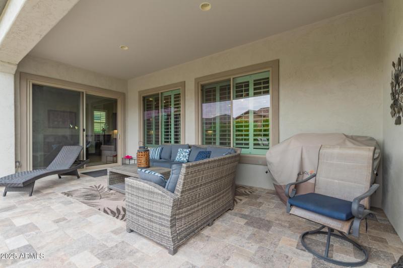 Covered patio