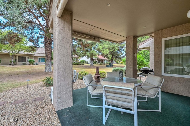 Covered Patio-View