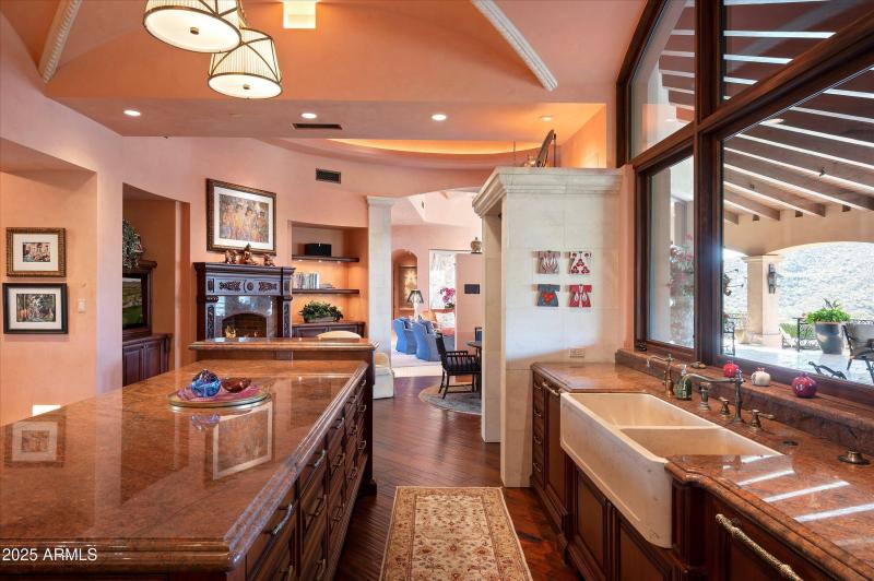 Kitchen Island and Sink Counter