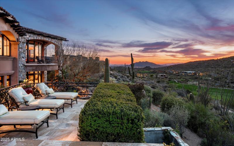 Chaise Deck Evening Views