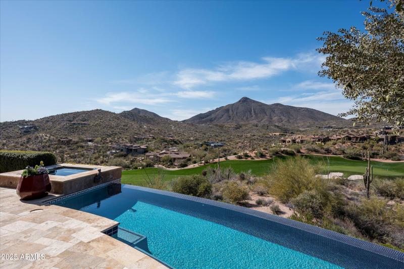 Spa Overlooking Lone Mountain