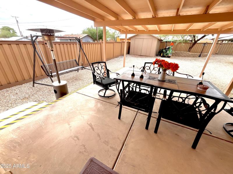 311 W Solana Ave Back Patio a