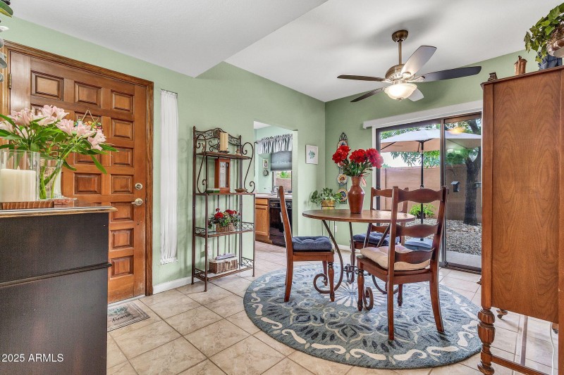 Dining area