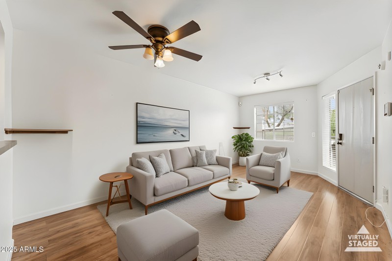 Living Room Staged