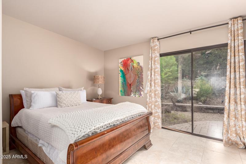 Primary Bedroom w/ Back Patio Access