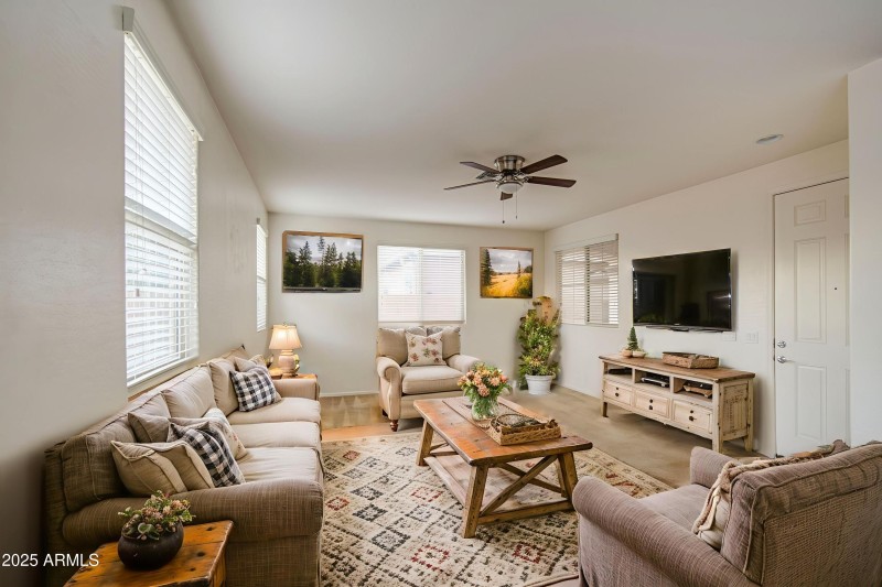 Living Room Virtually Staged