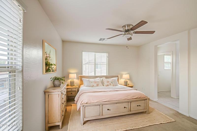 Primary Bedroom Virtually Staged