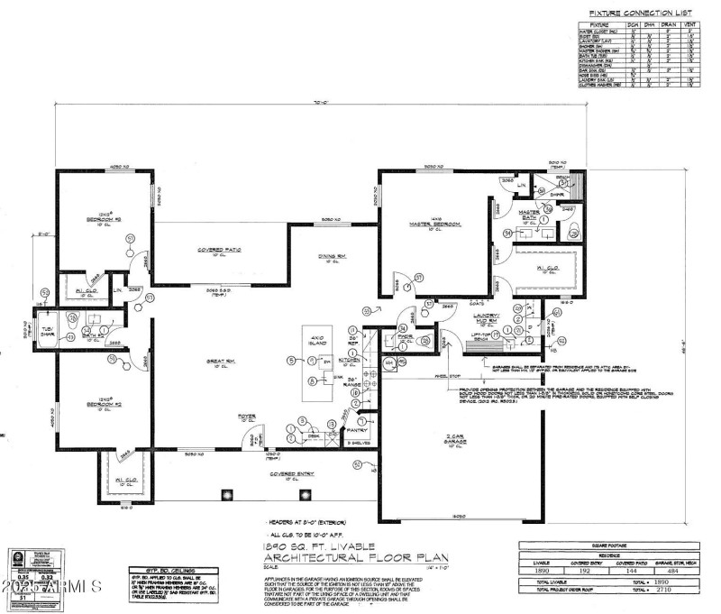 Floor plan 1890