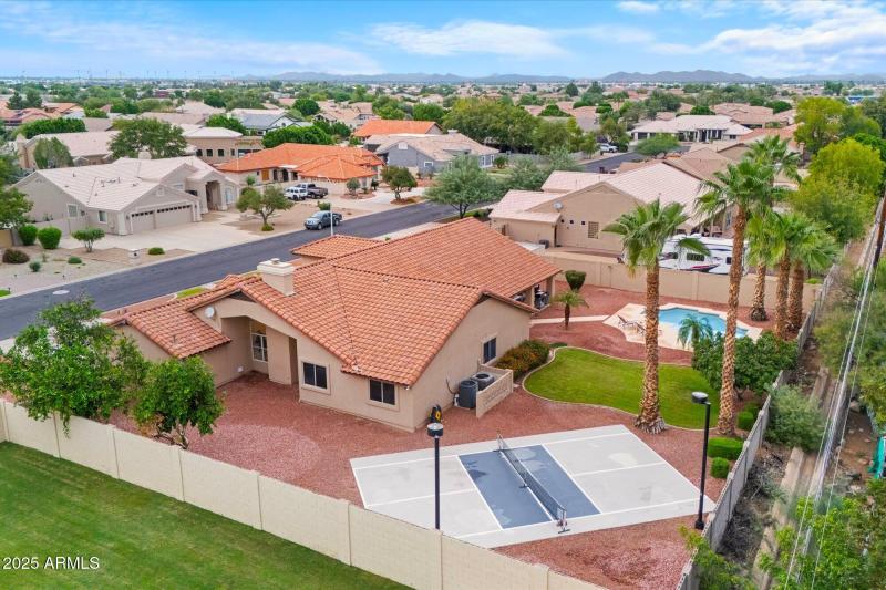 Arial View / Pickleball Court