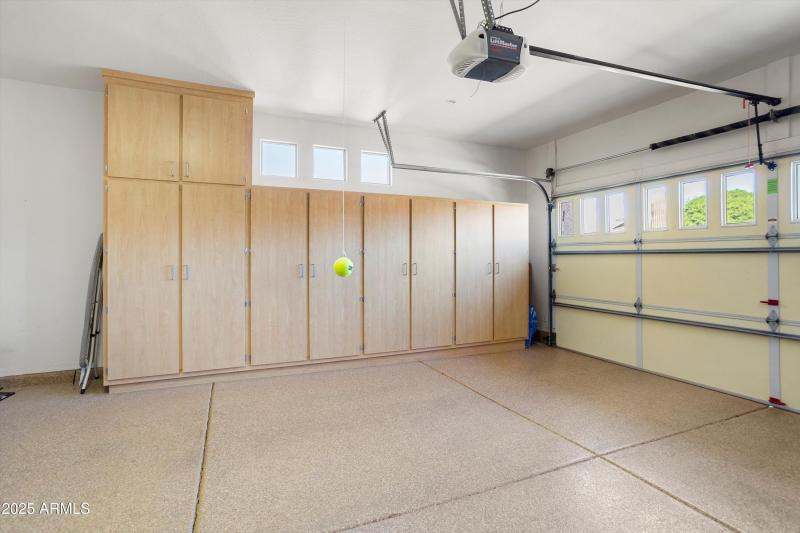 GARAGE EXTENDED 4', HAS PEDESTRIAN DOOR