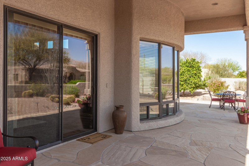 Covered patio