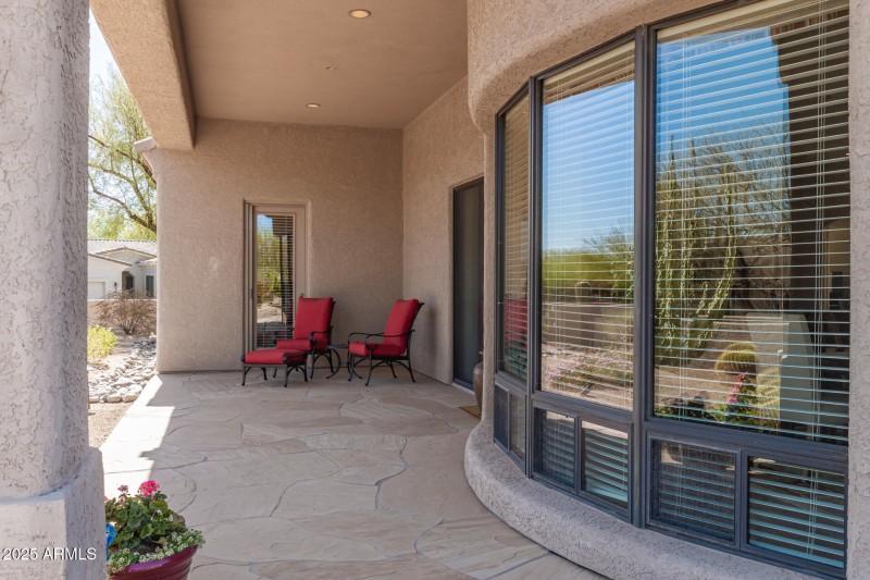 Bronze metal on windows