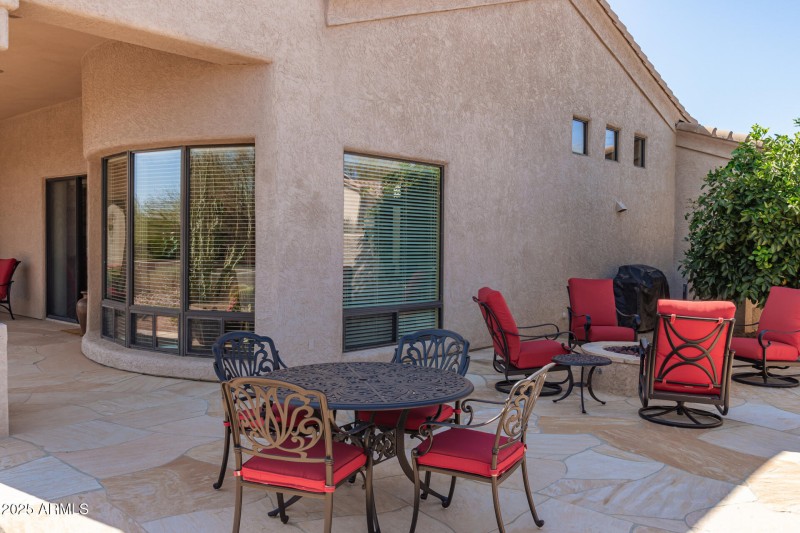 Expanded patio