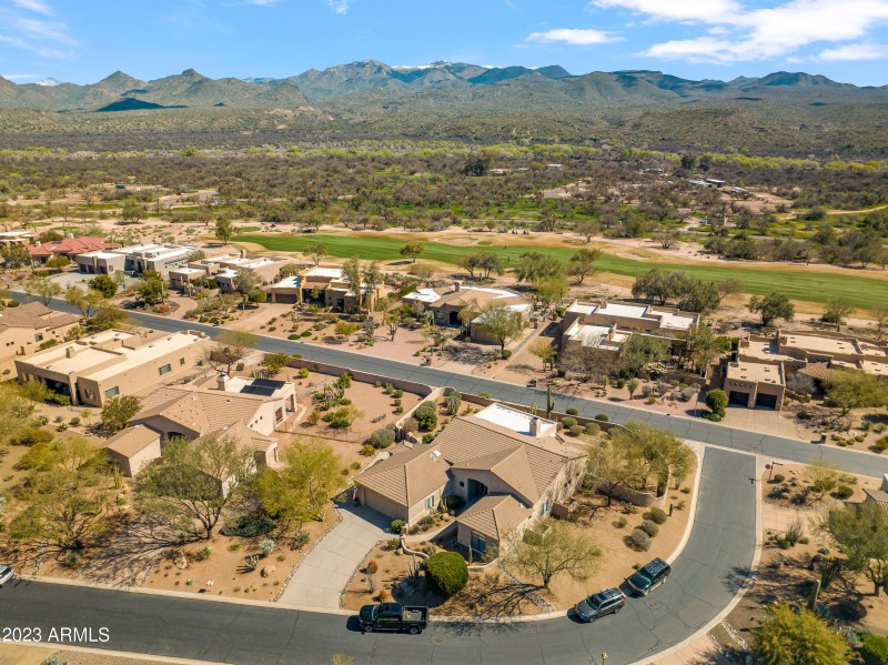 Aerial of area