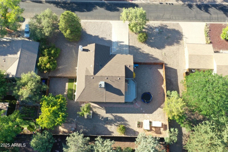 Aerial View of Large Lot
