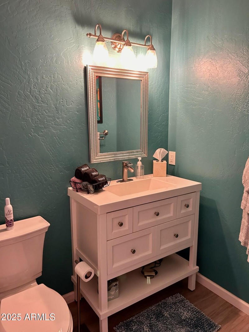 Updated guest bathroom