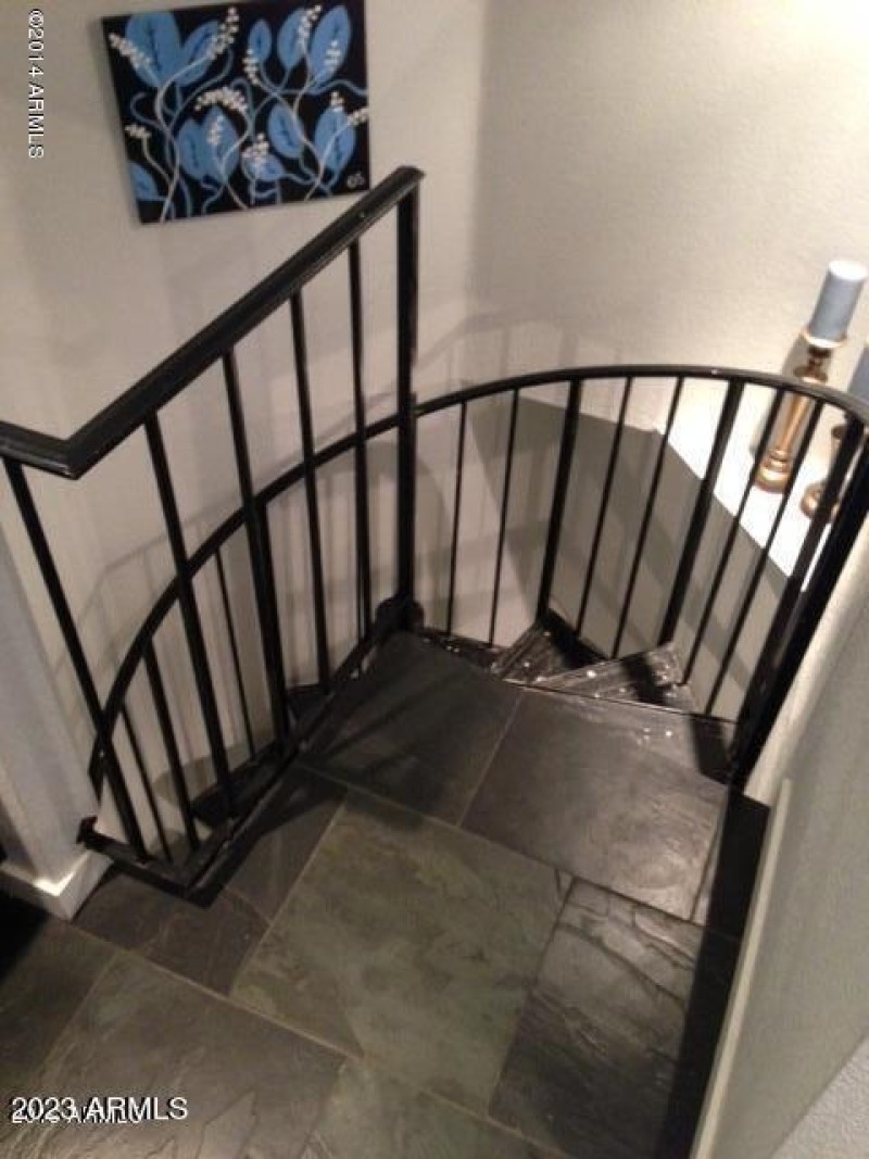 Stairs to Garage