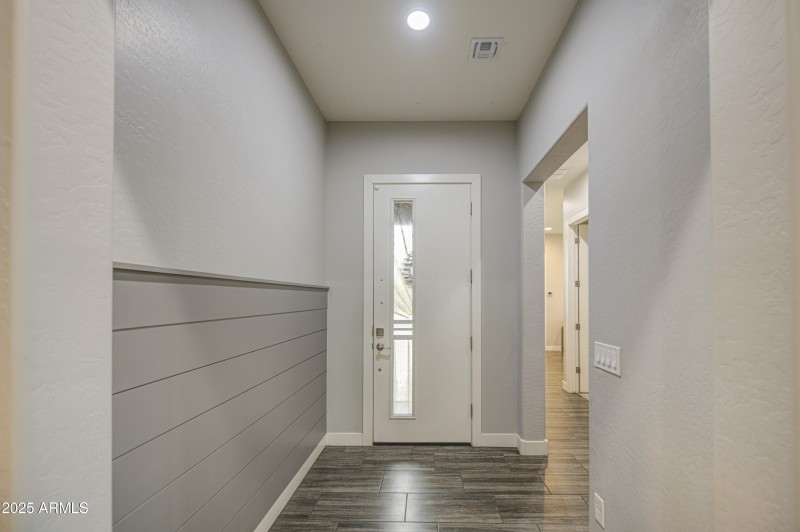 Entry w/custom wall