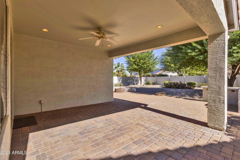 Huge Extended Covered Patio