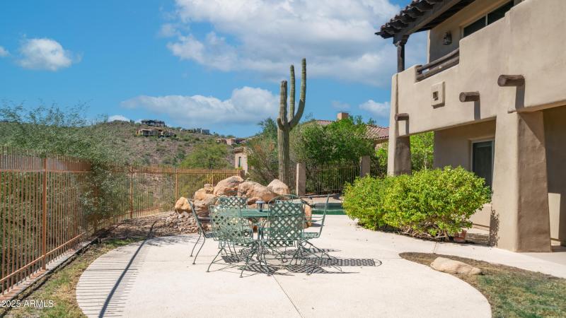 backyard with views