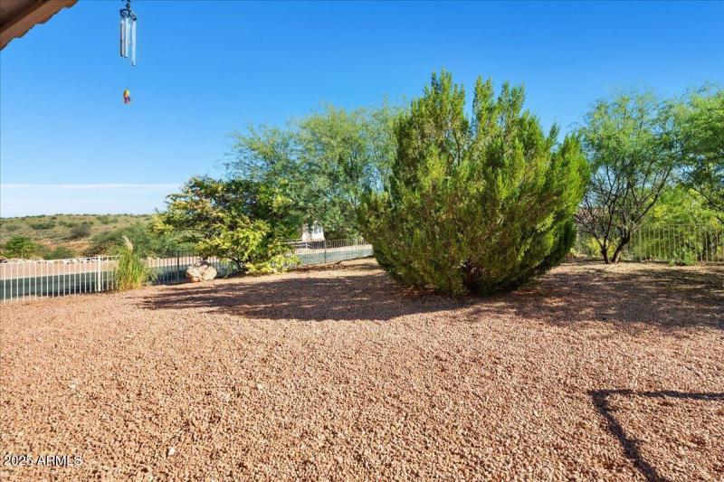 Back yard facing south
