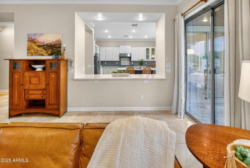 Great room to Kitchen