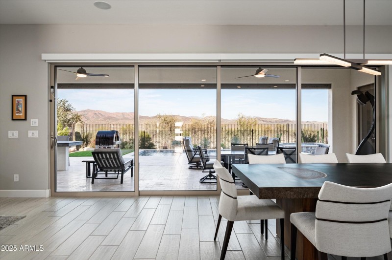 Upgraded Sliding Doors to Patio