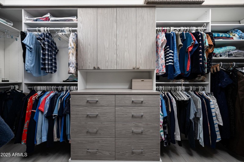 Primary Walk In Custom Closets