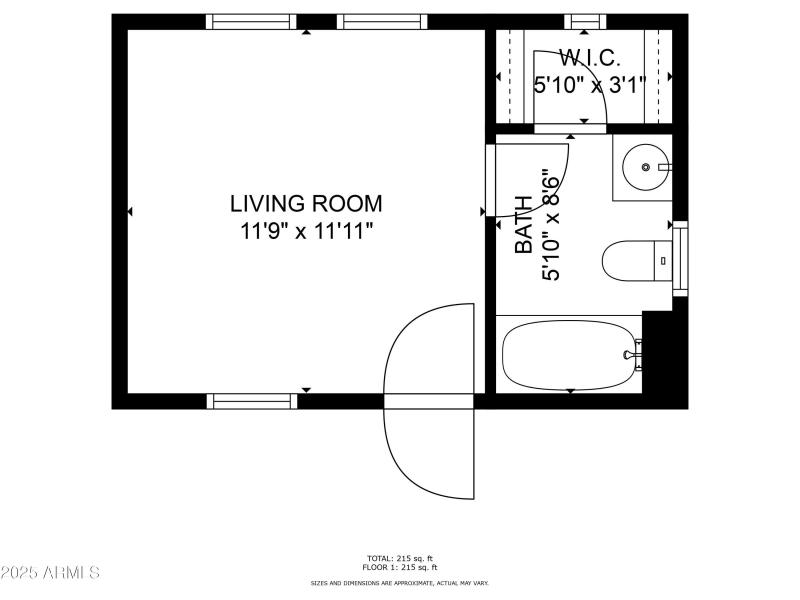 Casita floor plan