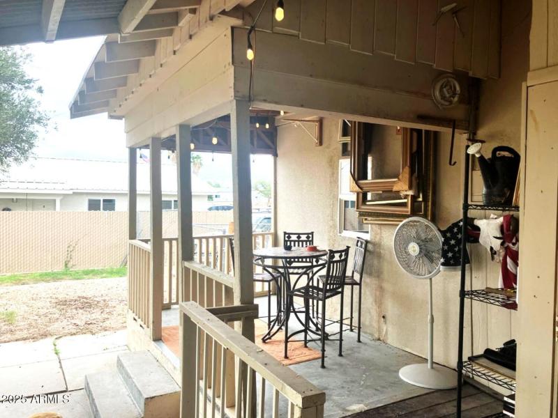 Rear Patio