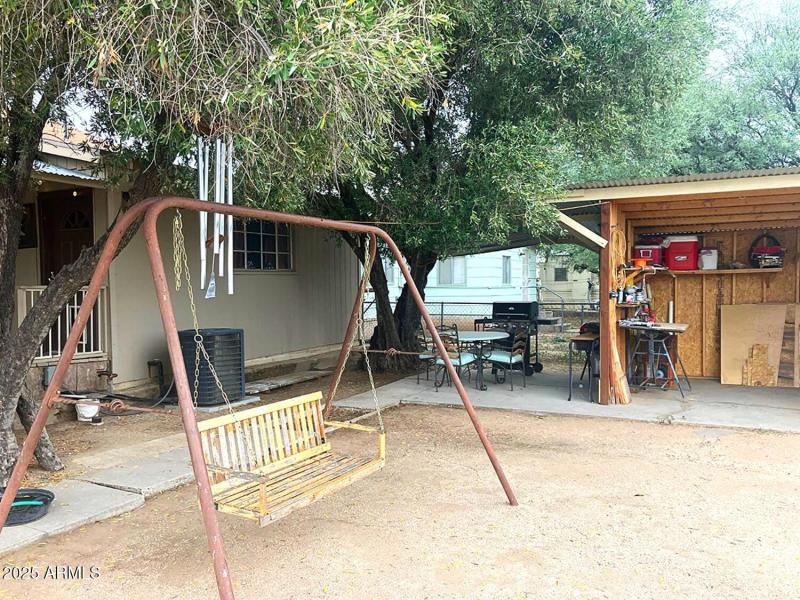 Rear Yard swing