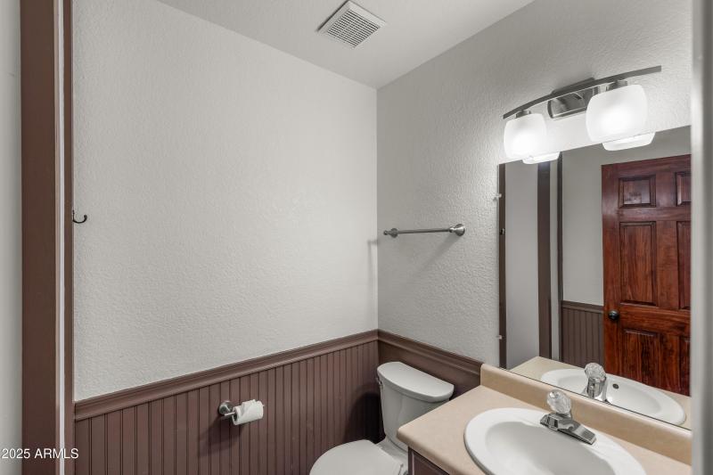 Half Bath At Entry