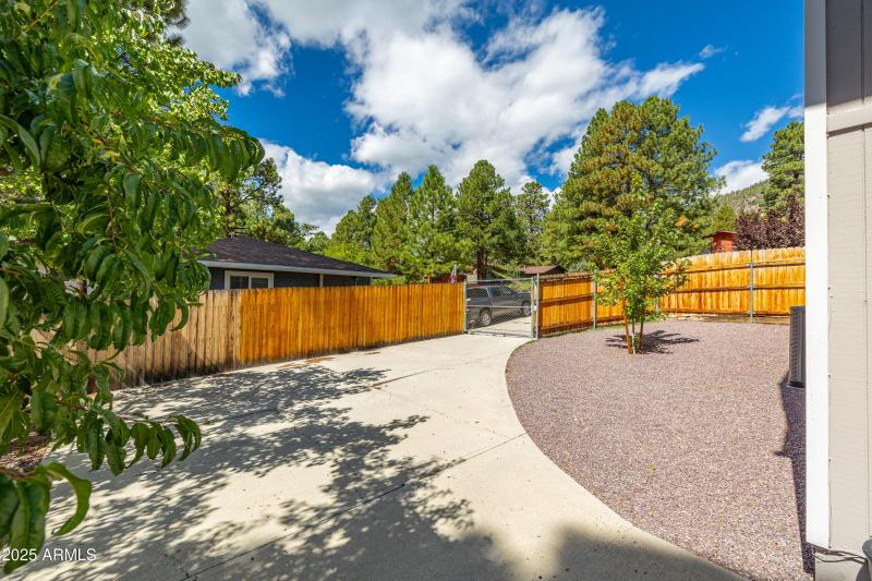 Driveway to Rear Yard