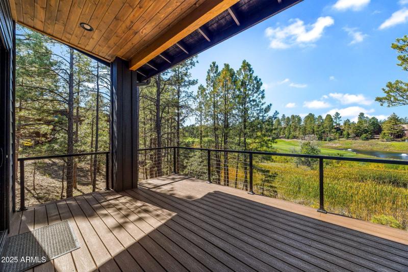 Back Deck View To Golf Course