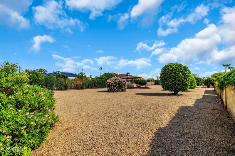 Extra large rearyard