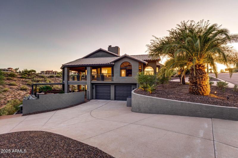 Oversized Two Car Garage and Driveway