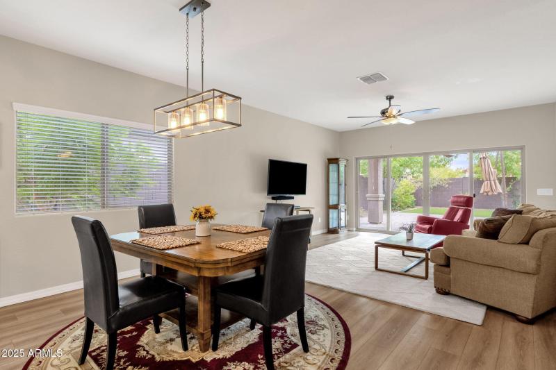 Dining Area open to Living Room