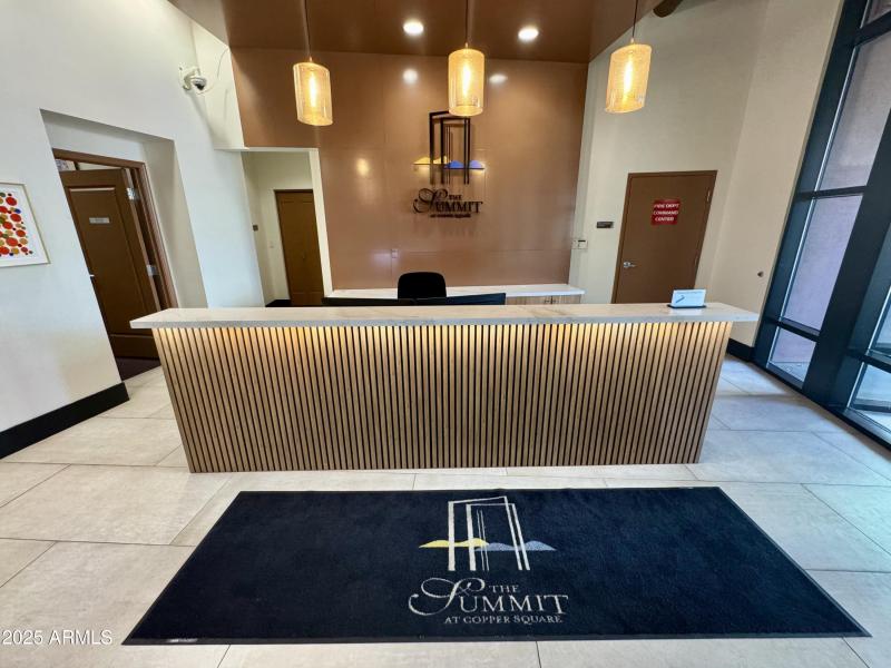 Reception area
