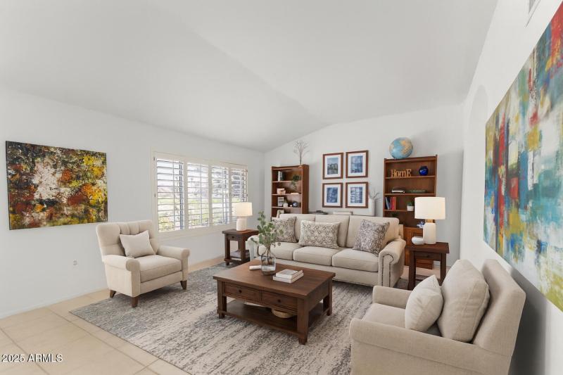 VIRTUAL STAGED LIVING ROOM