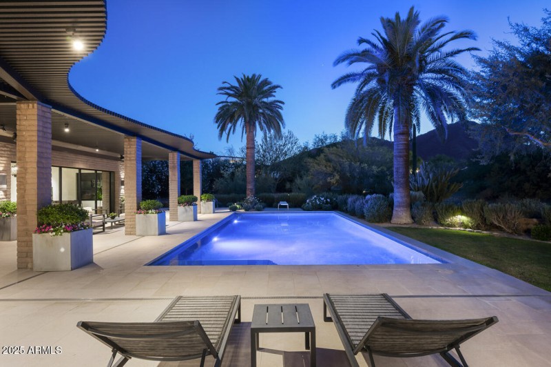 Patio/Pool at Night