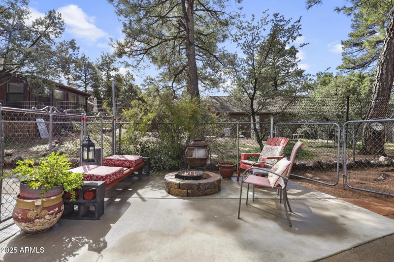 Back patio