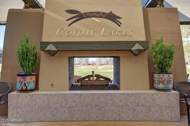 Fireplace at Golf Course
