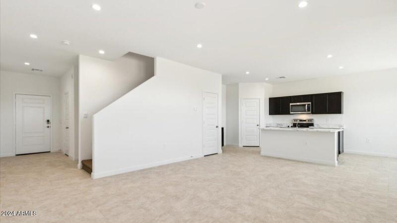 Grace kitchen and stairs