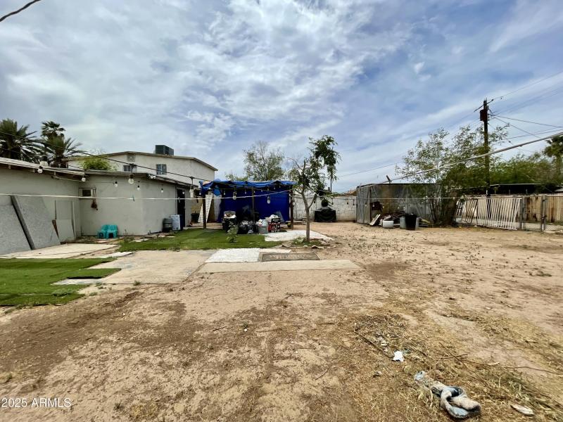 side backyard