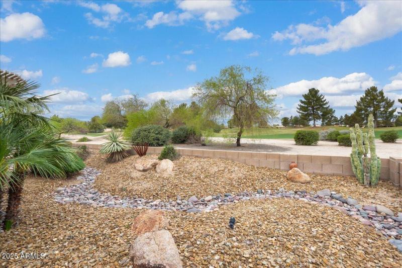 Backyard View to Golf Course
