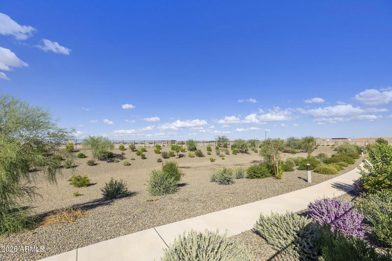 OPEN SPACE BEHIND HOME