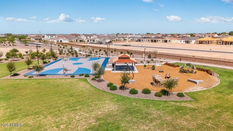 Combs Ranch Basketball and Park Aerial #